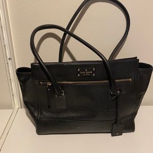 Kate Spade large black tote